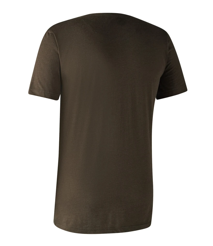 Basic 2-Pack T-Shirt, kolor:  572 - Brown Leaf Melange