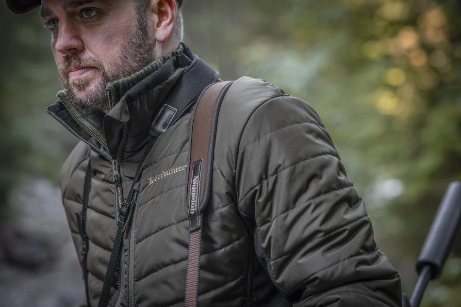 Moor Padded Jacket w. Softshell, kolor: 353 - Adventure Green