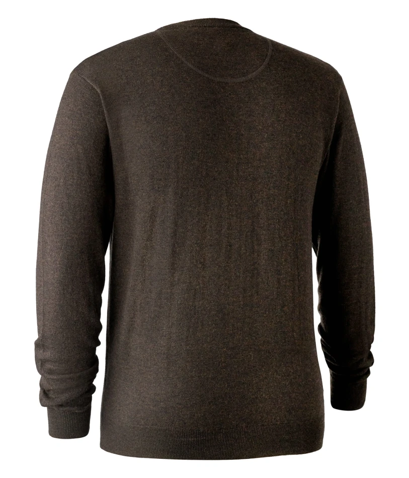 Kingston Knit with O-Neck, kolor: 383 - Dark Elm