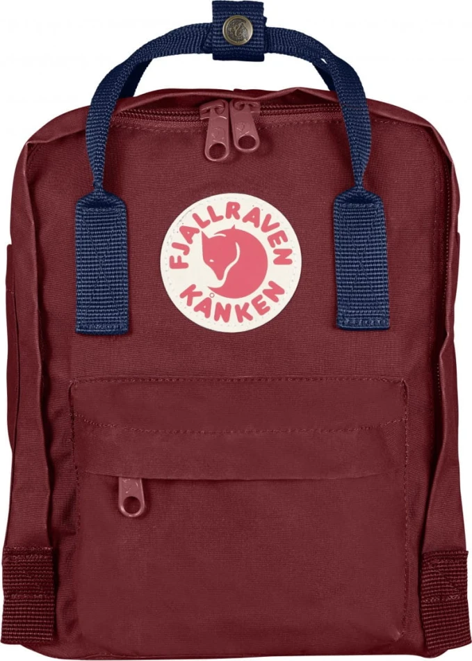 Fjallraven Kanken Mini, kolor: 326/540 Ox Red/Royal Blue.