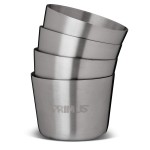 Shot Glass Stainless Steel - zestaw 4 szt.