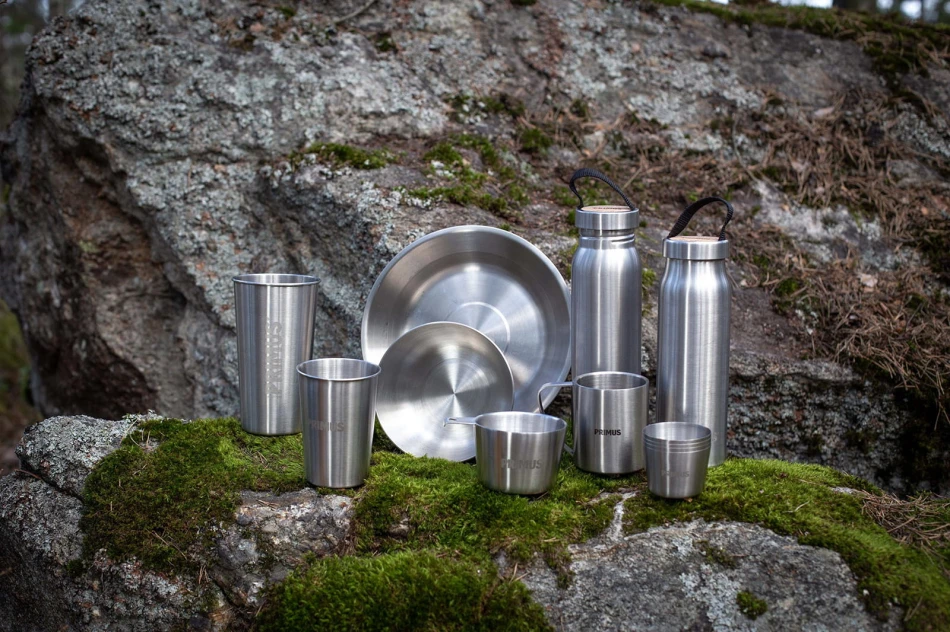 Zestaw naczyń -  Drinking Glass Stainless Steel
