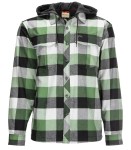Coldweather Hoody: kolor: 572 - Moss Green Buffalo Plaid