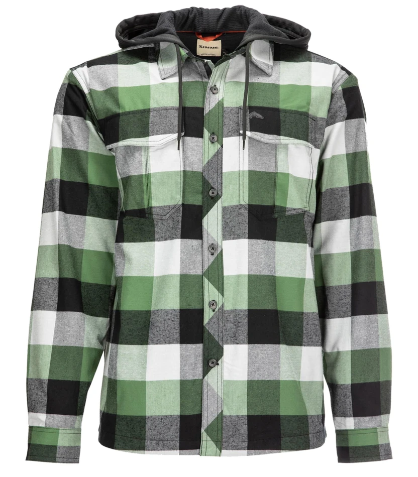 Coldweather Hoody: kolor: 572 - Moss Green Buffalo Plaid