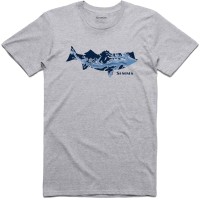 Striper Bay Fill Tee, kolor: 067 - Grey Heather