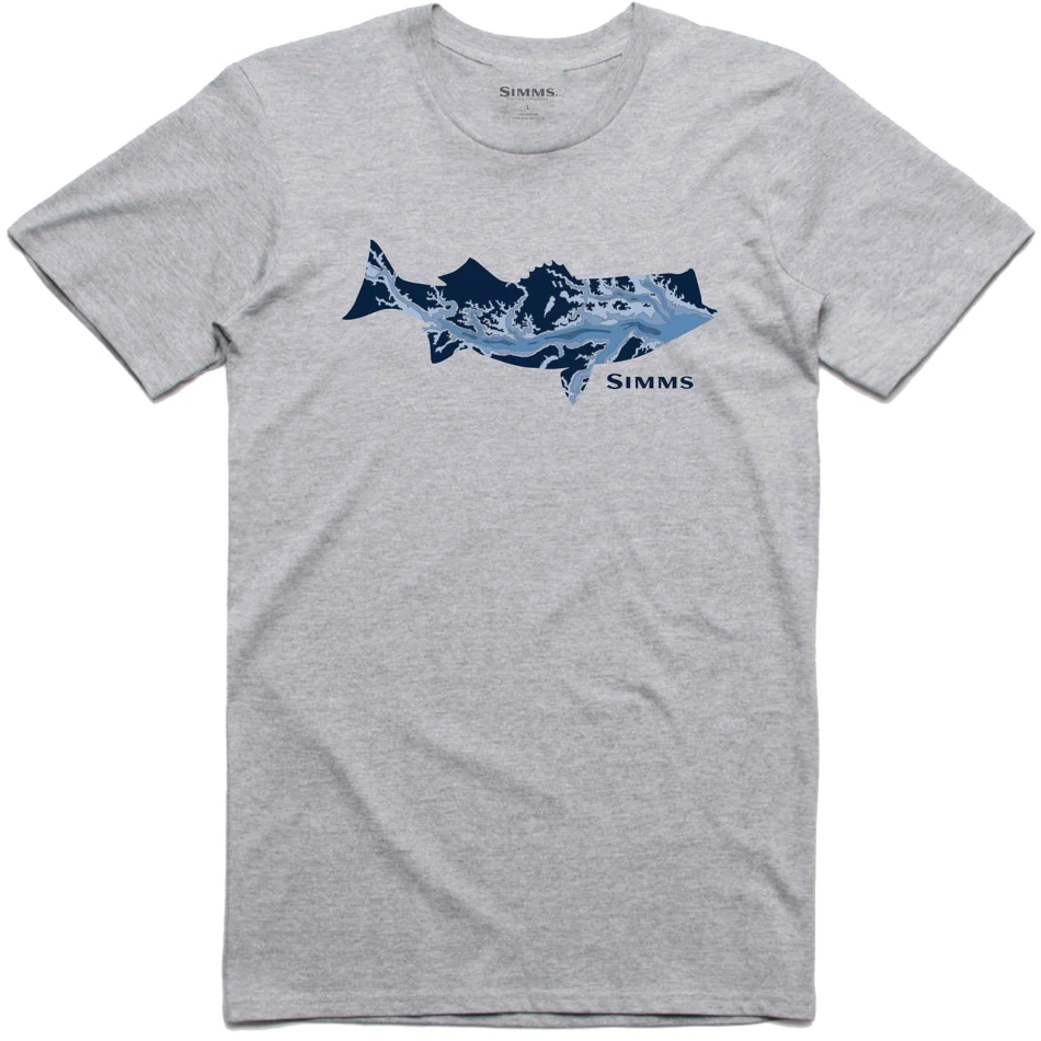 Striper Bay Fill Tee, kolor: 067 - Grey Heather