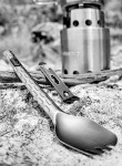 Multitool Devour Spork, kolor: flat sage