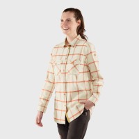 Ovik Twill Shirt LS W, kolor: 113 - Chalk White - Cabin Red