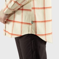 Ovik Twill Shirt LS W, kolor: 113 - Chalk White - Cabin Red