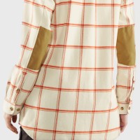 Ovik Twill Shirt LS W, kolor: 113 - Chalk White - Cabin Red