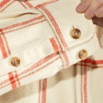 Ovik Twill Shirt LS W, kolor: 113 - Chalk White - Cabin Red