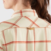 Ovik Twill Shirt LS W, kolor: 113 - Chalk White - Cabin Red