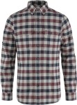 Skog Shirt, kolor: 356-021 - Dark Garnet-Fog
