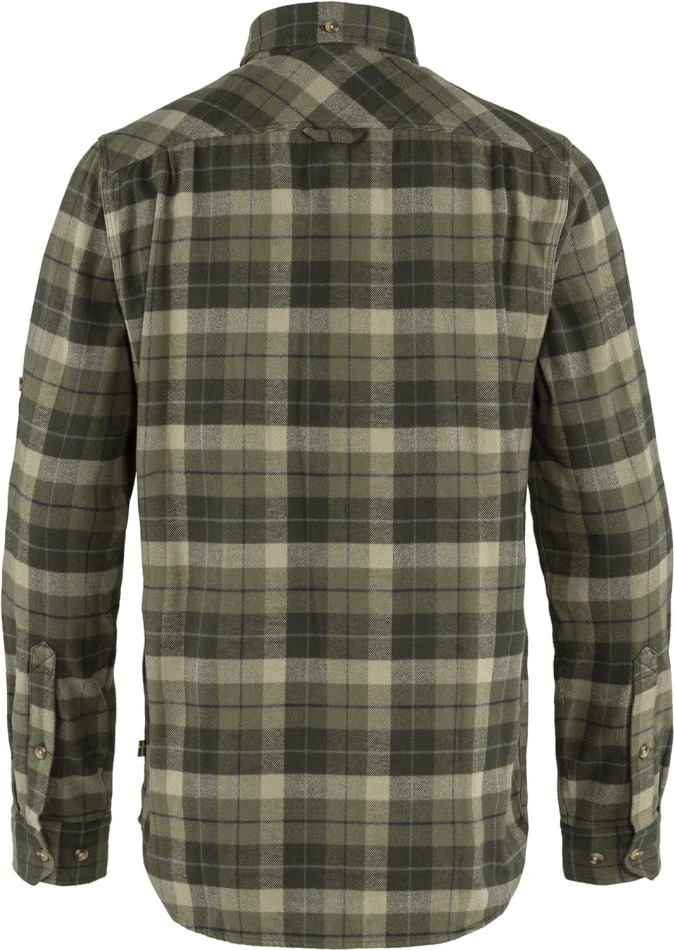 Singi Heavy Flannel Shirt, kolor: 620-662 - Green-Deep Forest