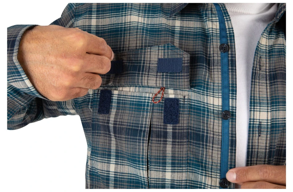 Coldweather LS Shirt, kolor: 197 - Atlantis Steel Plaid