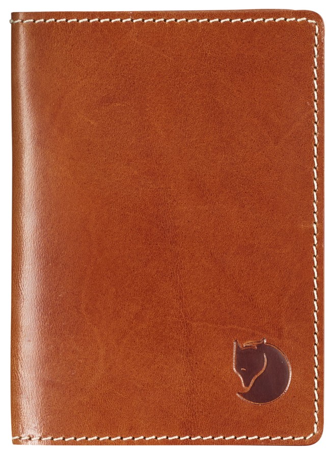 Fjallraven Leather Passport Cover, kolor: 249 - Leather Cognac