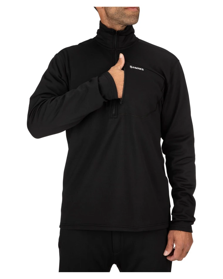 Thermal 1/4 Zip Top, kolor: 001 - Black