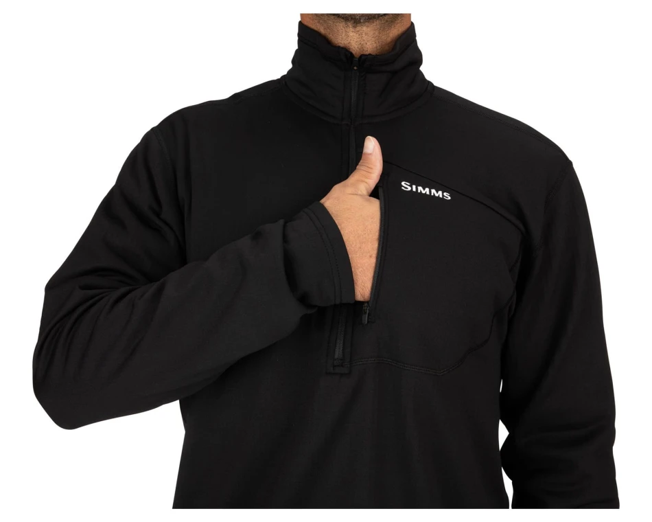Thermal 1/4 Zip Top, kolor: 001 - Black