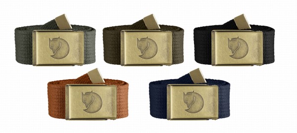 Fjallraven Canvas Brass Belt 4cm