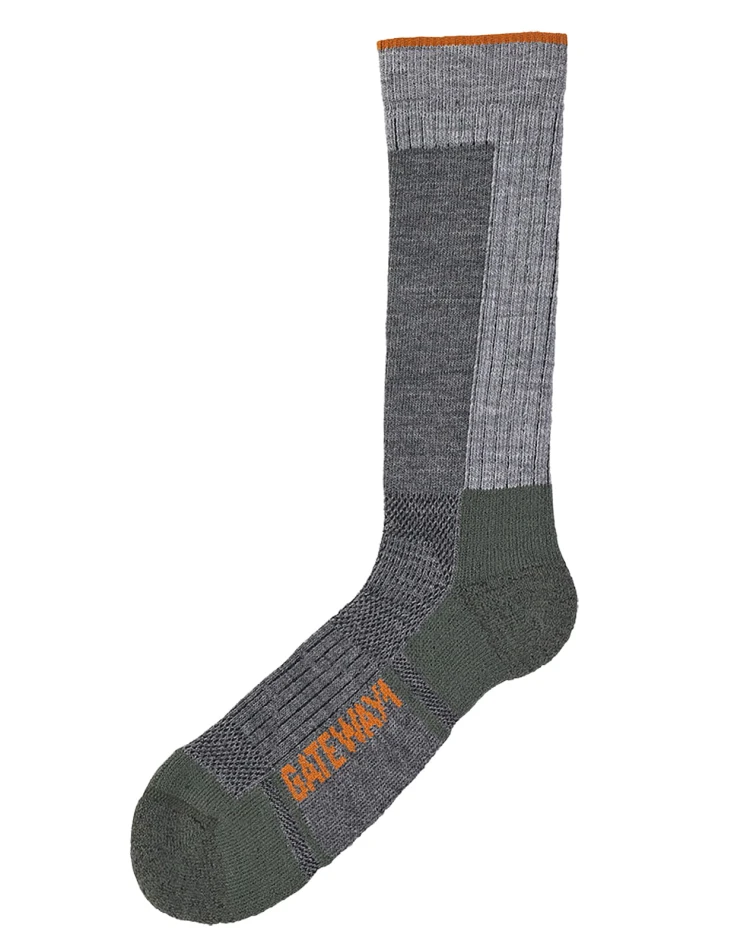 Boot Calf Sock, kolor: 2150 -  Olive grey