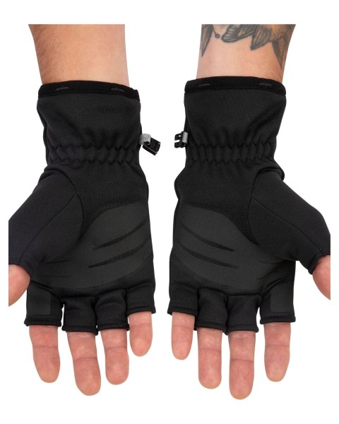 Freestone Half Finger Mitt, kolor: Black