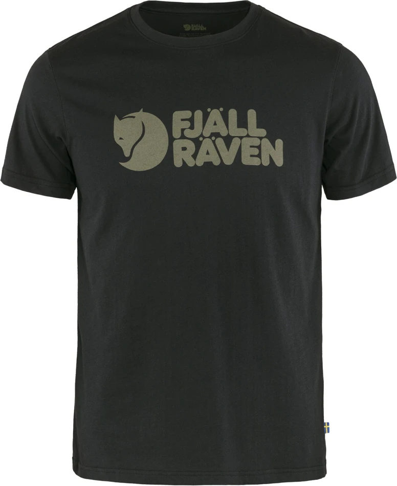 Fjallraven Logo T-Shirt, kolor: 550 - Black, 1