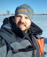 100-8-P, kolor: szary melanż z pomarańczowym logiem