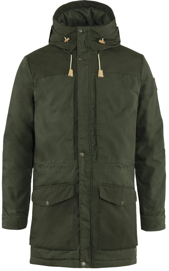 Singi Wool Padded Parka, kolor: 662 - Deep Forest