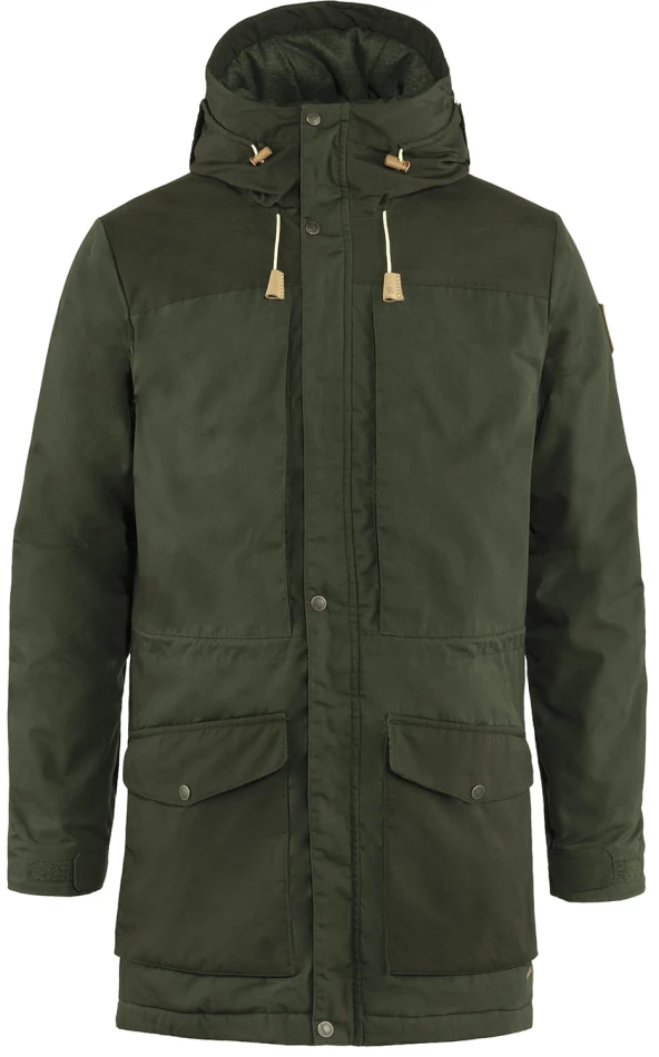 Singi Wool Padded Parka, kolor: 662 - Deep Forest