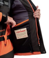 215-O-B, kolor: 11 - grafitowo - pomarańczowy