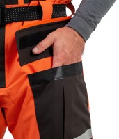 215-O-B, kolor: 11 - grafitowo - pomarańczowy