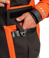 215-O-B, kolor: 11 - grafitowo - pomarańczowy