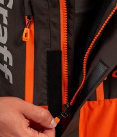 215-O-B, kolor: 11 - grafitowo - pomarańczowy