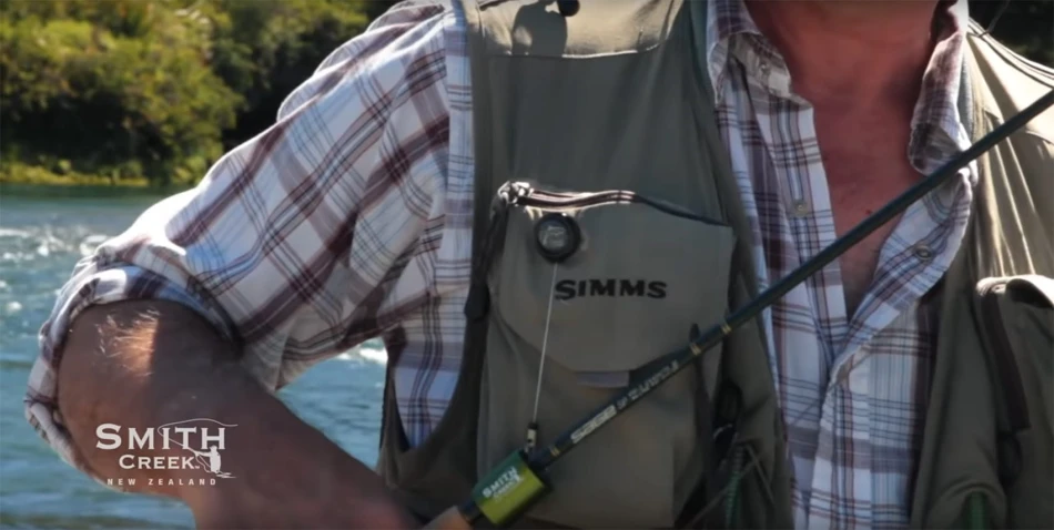 Rod Clip w. Zinger - uchwyt do przytrzymania wędki