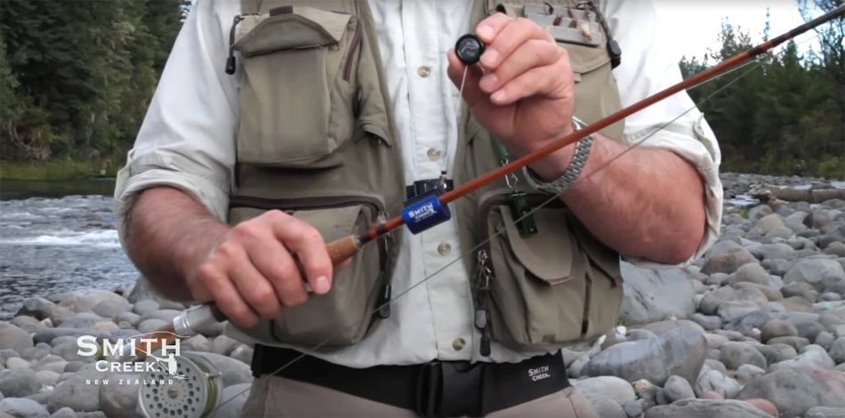 Rod Clip w. Zinger - uchwyt do przytrzymania wędki