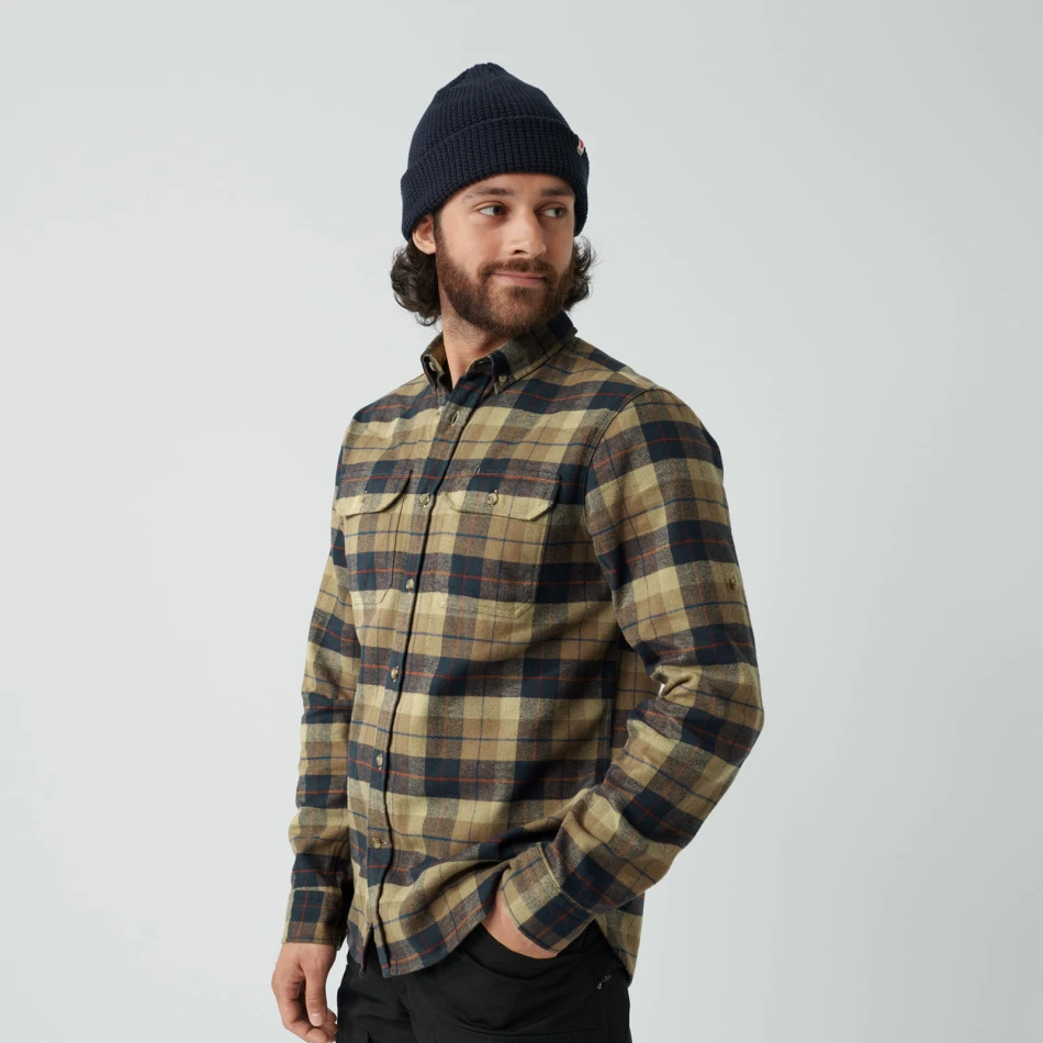 Singi Heavy Flannel Shirt, kolor: 227 - Dark Sand
