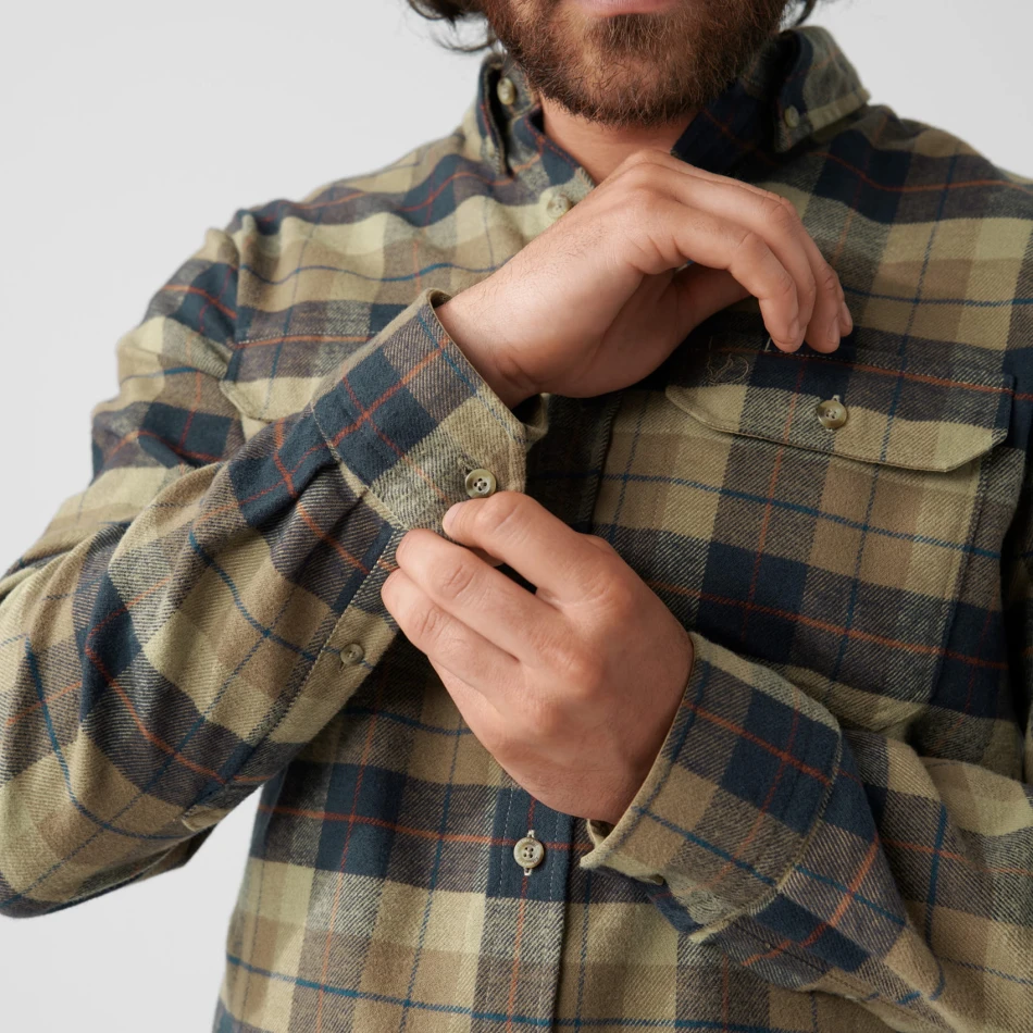Singi Heavy Flannel Shirt, kolor: 227 - Dark Sand