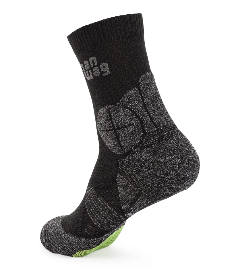 Hike Sock, kolor: 064-620 - Asphalt / Green