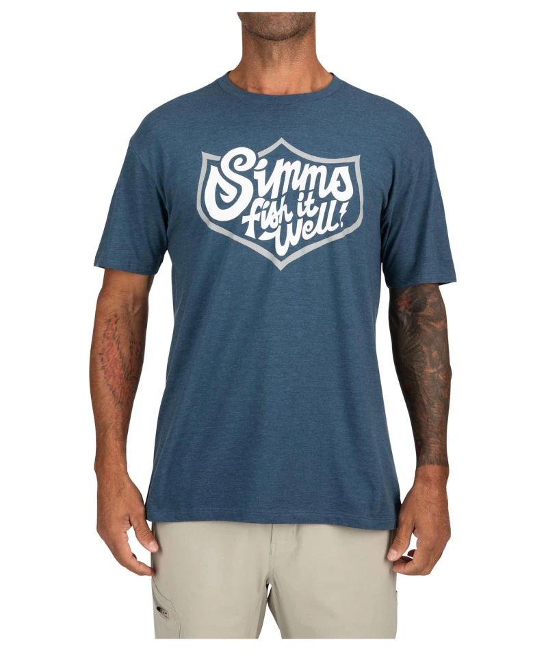 Simms Fish It Well Badge, kolor: 677 - Sailor Blue Heather