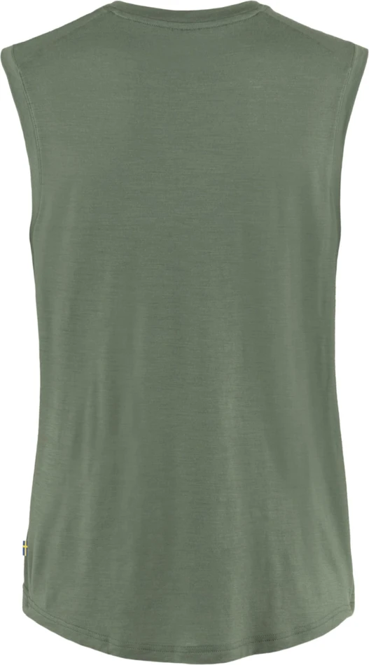 Abisko Wool Tank Top W, kolor: 614 - Patina Green