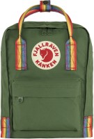 Kanken Rainbow Mini, kolor: 621-907 - Spruce Green-Rainbow Pattern