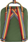 Kanken Rainbow Mini, kolor: 621-907 - Spruce Green-Rainbow Pattern