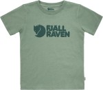 Kids Fjallraven Logo T-shirt, kolor: 614 - Patina Green