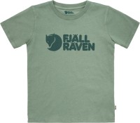 Kids Fjallraven Logo T-shirt, kolor: 614 - Patina Green