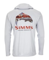 Tech Hoody, kolor: 859 - Trout Logo / Flame Sterling