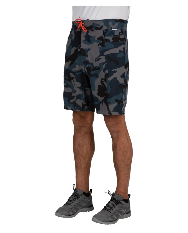 Seamount Board Shorts, kolor: 729 - Woodland Camo Storm