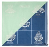 Fjallraven Campfire Bandana, kolor: 981-982 Coast Line-Sky