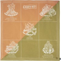 Fjallraven Campfire Bandana, kolor: 987-986 - Landsort Pink-Landsort Green