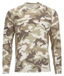 Solarflex LS Crewneck, kolor: 154 - Prints Woodland Camo Sandbar.