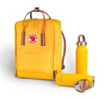 Klunken Rainbow Bottle, kolor: Warm Yellow / Rainbow Pattern